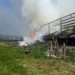 Incendiu la un autotren pe DN 6, între Armeniș și Teregova