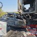 Accident mortal pe DN 58B, în afara localității Berzovia. Un autoturism și un TIR au luat foc după o coliziune frontală